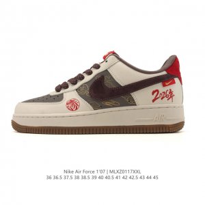 公司级 Af1耐克 Nike Air Force 1 ‘07 Low 空军一号 2026年新款 马年限定 厚底增高百搭运动板鞋 原楦头原纸板 打造纯正空军版型，