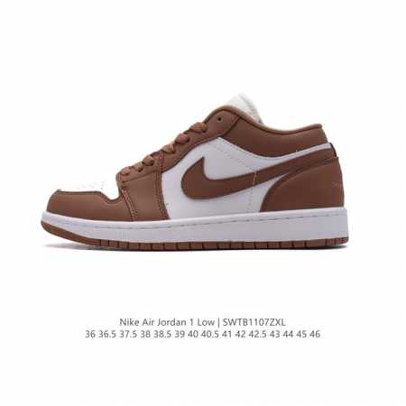 真标 耐克 乔丹Air Jordan 1 Low AJ1 乔1 乔丹1代aj1 低帮复古文化休闲运动篮球鞋。从1985 年面世的元年款汲取设计灵感，采用简洁大方 - 点击图像关闭