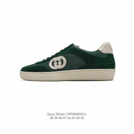 公司级 Gucci 古驰奢侈品男士运动板鞋休闲鞋子 经典耐穿复古感满满的gucci满印板鞋 经典爆款。经典款的鞋子是最适合用来搭配的，不管是出街还是约会都很不错 - 点击图像关闭
