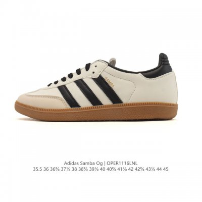 阿迪达斯 德训鞋 Adidas Originals Samba Og Shoes 经典运动鞋小白鞋 T头鞋 男女鞋 彰显休闲摩登风情的时尚经典鞋。它诞生于50年