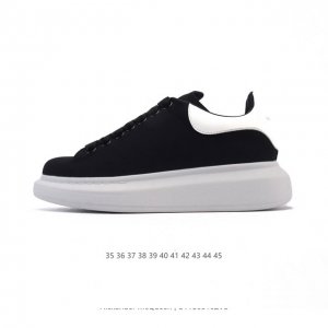 alexandermcqueen 亚历山大 麦昆Mcq 运动小白鞋 厚底增高闪尾光滑牛皮平底鞋休闲鞋 时尚男女板鞋潮运动鞋 火爆到大街小巷无人不知 无人不晓的境