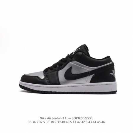 耐克 乔丹Air Jordan 1 Low AJ1 乔1 乔丹1代aj1 低帮复古文化休闲运动篮球鞋。该鞋款从 1985 年元年款汲取设计灵感，焕新演绎简约经典 - 点击图像关闭