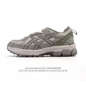 Asics 亚瑟士 Gel-Kahana 8 男女鞋越野跑步鞋抓地稳定运动鞋缓震耐磨跑鞋。Gel-Kahana系列为实用级越野跑鞋，融合机能和户外潮流强势回归，