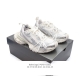 公司级 巴黎世家 六层组合底balenciaga 3Xl Sneakers 巴黎世家 十代网布系带低帮走秀复古老爹运动鞋 透气网面材料和聚氨酯 磨损效果 鞋头边