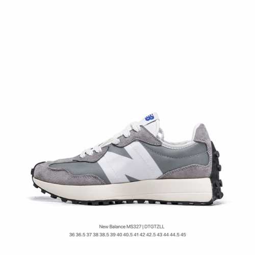 nb327 #New Balance 新百伦 采用翻毛皮及染色牛津布料拼接构成，中底高弹eva发泡材质加持满丁防滑橡胶外底上世纪 70 年代的意大利街头风格nb