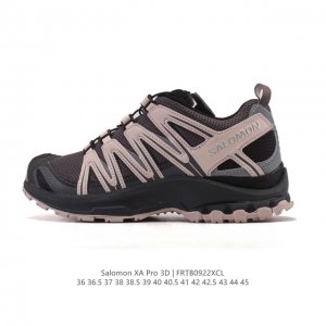 公司级 Salomon萨洛蒙 Xa pro 3D 户外运动 网布减震防滑透气 低帮跑步鞋 男女同款款运动鞋 沙场灰#萨洛蒙Xapro3D 大面积的织物材质让质感