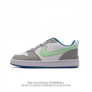 耐克 Nike Court Borough Low 小空军 低帮百搭透气休闲运动板鞋男女鞋 经典耐用的设计，兼顾舒适脚感和出众风范，演绎匠心之作。结构性的支撑贴