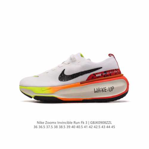 耐克 Nike Zoomx Invincible Run Fk 3 机能风格运动鞋 厚底增高老爹鞋。最新一代的invincible 第三代来了！首先鞋面采用的是