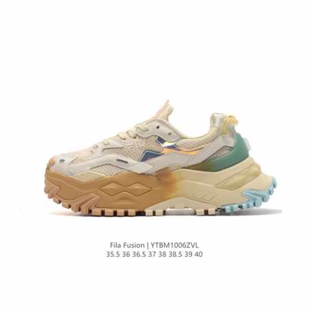 公司级 斐乐 女老爹鞋 Fila Fusion 厚底增高百搭运动板鞋 意大利百年经典运动品牌，网红单品 小红书推荐爆款 Fila斐乐新款小白鞋斐乐潮牌文化街头风 - 点击图像关闭