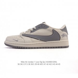 公司级 真标 耐克 Nike Air Jordan 1 Low Og Sp Military Blue Aj1乔1倒勾 2025年新款 蛇年新款 低帮篮球鞋 A