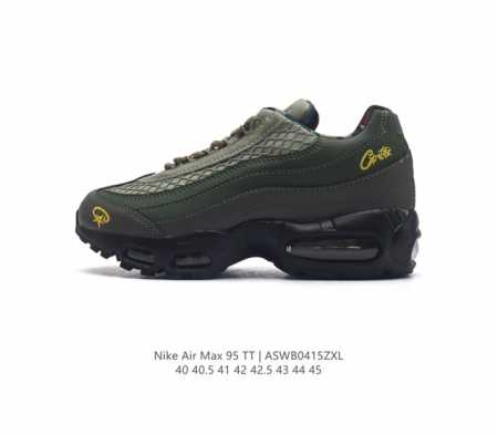 Nike 耐克 Air Max 95 潮流百搭 气垫缓震慢跑鞋 休闲防滑运动鞋！Nike耐克男鞋跑步鞋经典透气舒适运动鞋休闲鞋。为了迎接今年的世界地球日，Nik - 点击图像关闭