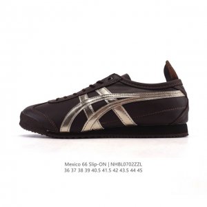 真标 Asics 亚瑟士 男女鞋 配足弓鞋垫 日产经典老牌-鬼塚虎 Onitsuka Tiger Mexico 66经典墨西哥系列复古经典百搭板鞋休闲运动鞋慢跑