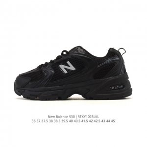 真标 新百伦 Nb530 New Balance 530 复跑古鞋 厚底增高老爹鞋 缓震运动慢跑鞋。Nb530这鞋双确实是Nb家经复典古款式之一，以全科新技诠释
