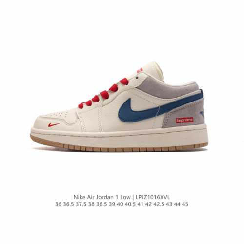 公司级 耐克 乔丹air Jordan 1 Low Aj1 乔1 乔丹1代aj1 低帮复古文化休闲运动篮球鞋。从1985 年面世的元年款汲取设计灵感，采用简洁大