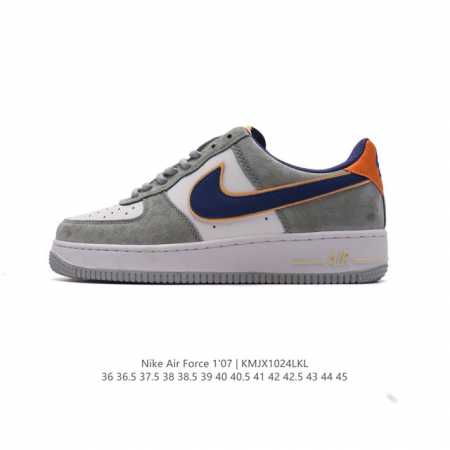 耐克 Nike Air Force 1 '07 Low 空军一号含气垫 低帮百搭厚底增高休闲运动板鞋。柔软、弹性十足的缓震性能和出色的中底设计，横跨复古与现代的 - 点击图像关闭