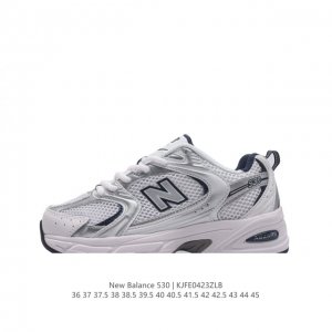 真标 新百伦 Nb530 New Balance 530 复跑古鞋nb530这鞋双确实是nb家经复典古款式之一，以全科新技诠释，成打功造530鞋款。鞋面保在持5