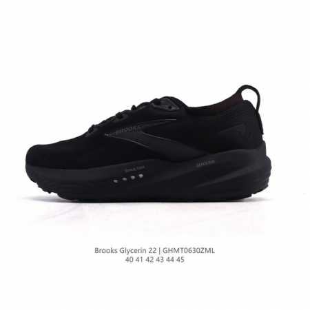 新品公司级 Brooks布鲁克斯Glycerin 22甘油 跑步鞋男女新款透气缓震支撑运动 甘油22跑鞋是布鲁克斯。甘油22拥有非常亮眼的外观设计，采用了鲜艳夺 - 点击图像关闭