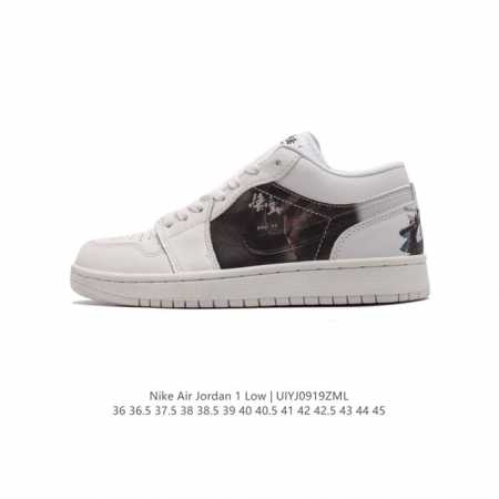 耐克 乔丹air Jordan 1 Low Aj1 乔1 乔丹1代aj1 低帮复古文化休闲运动篮球鞋。从1985 年面世的元年款汲取设计灵感，采用简洁大方的经典 - 点击图像关闭