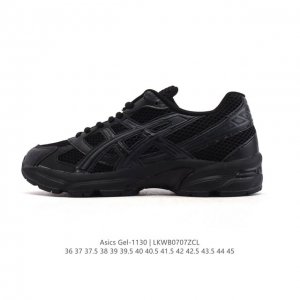 Asics 亚瑟士 新款情侣健步减震复古鞋Gel-1 男女时尚透气运动潮流耐磨休闲鞋 。选用网眼与皮革相接，复古而富有层次感。网布搭配银色金属感线条，虎爪 Lo