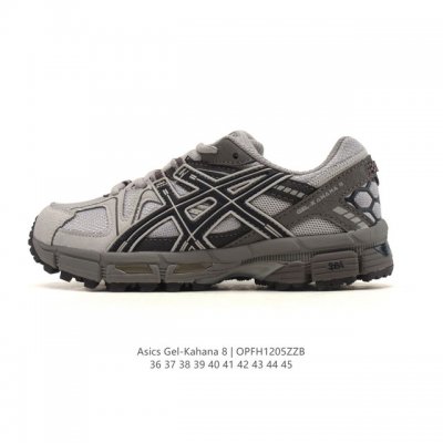 Asics 亚瑟士 Gel-Kahana 8 男女鞋越野跑步鞋抓地稳定运动鞋缓震耐磨跑鞋。Gel-Kahana系列为实用级越野跑鞋，融合机能和户外潮流强势回归，