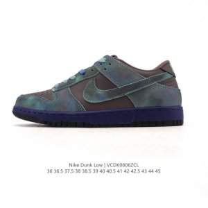 真标 耐克 Nike Sb Dunk Low Pro 男女款运动鞋复古板鞋。采用柔软皮革鞋面，经久耐穿，塑就如元年款 Dunk 般的复古质感。鞋头透气孔，搭配鞋