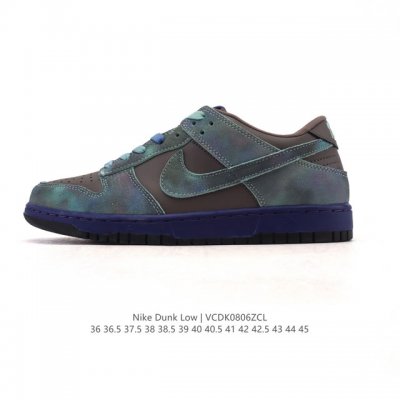 真标 耐克 Nike Sb Dunk Low Pro 男女款运动鞋复古板鞋。采用柔软皮革鞋面，经久耐穿，塑就如元年款 Dunk 般的复古质感。鞋头透气孔，搭配鞋