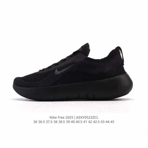 新品 耐克 Nike Free 2025 训练鞋 夏季飞织透气缓震运动鞋 Hf2720Nike Free 2025新款 Nike Free 2025 厚底增高老