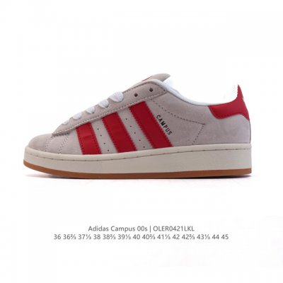 真标 Adidas阿迪达斯.男女鞋 三叶草Campus 00S 面包鞋复古休闲板鞋。千禧回潮！Adidas Campus 00S 经典再现！面包化的Campus