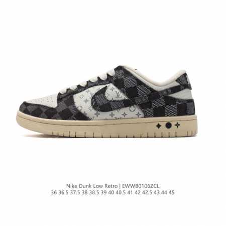 真标 耐克 男女鞋 Nike Dunk Low 运动鞋复古板鞋，尽情迈步，彰显个性风采。采用柔软皮革鞋面，经久耐穿，塑就如元年款 Dunk 般的复古质感。全掌型 - 点击图像关闭
