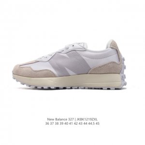 真标 Nb 新百伦 New Balance 327系列复古休闲运动慢跑鞋时尚男女运动鞋 以更纯粹的复古风格设计打造的全新造型 侧身还以解构设计，将 N 字标志以