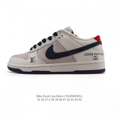耐克 Nike Dunk Low Retro 运动鞋经典复古滑板鞋。作为 80 年代经典篮球鞋款，起初专为硬木球场打造，后来成为席卷街头的时尚标杆，现以经典细节
