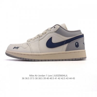特价 耐克 乔丹Air Jordan 1 Low Aj1 乔1 乔丹1代Aj1 低帮复古文化休闲运动篮球鞋。从1985 年面世的元年款汲取设计灵感，采用简洁大方