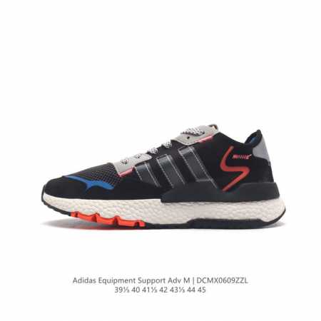 阿迪达斯 三叶草系列 Adidas Equipment Support Adv W休闲时尚百搭减缓跑步鞋 始于90年代的equipment系列,以科技感简约设计 - 点击图像关闭