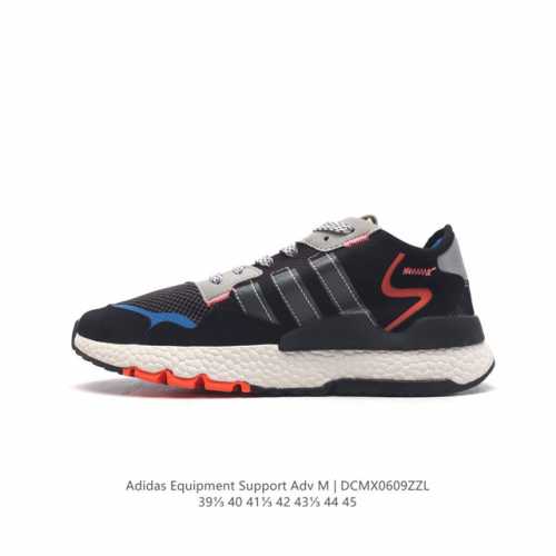 阿迪达斯 三叶草系列 Adidas Equipment Support Adv W休闲时尚百搭减缓跑步鞋 始于90年代的equipment系列,以科技感简约设计