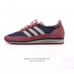 阿迪达斯Adidas Sl 72 Shoes 经典复古薄底运动鞋 T头鞋 三叶草复古休闲跑步鞋休闲运动鞋 这款经典运动鞋携复古型格，来访你的活力日常 采用柔软皮