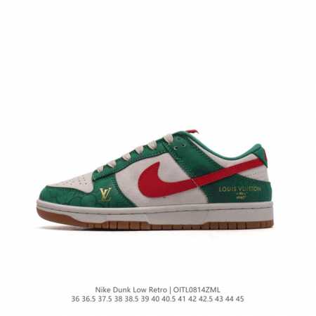 耐克 Nike Dunk Low Retro 运动鞋复古运动滑板鞋。作为 80 年代经典篮球鞋款，起初专为硬木球场打造，后来成为席卷街头的时尚标杆，现以经典细节 - 点击图像关闭