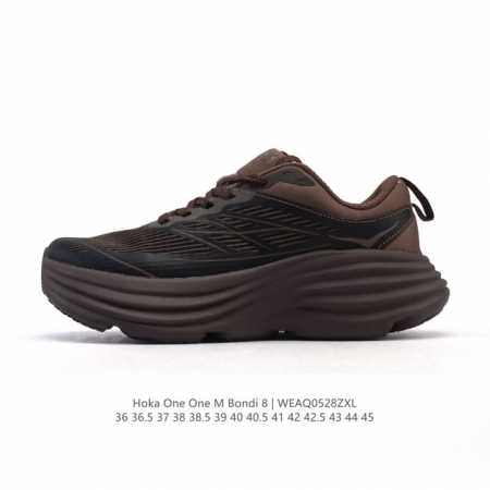 hoka One One 邦代系列 Bondi 8 跑鞋 男女子轻便缓震公路跑鞋 在 Hoka 系列中最耐磨的鞋子之一,Bondi 本季已经做出了决定性的演变: - 点击图像关闭