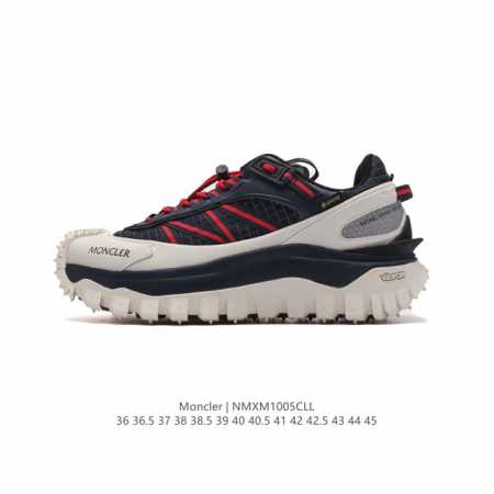 公司级 Moncler 盟可睐 蒙口 Trailgrip Gtx 抗撕裂材质山地户外运动鞋 厚底增高男女鞋。鞋身采用cordura防撕裂尼龙 Gore-Tex防 - 点击图像关闭