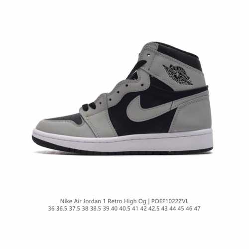 公司级 耐克 男女同款运动板鞋 Nike Air Jordan 1 Retro High OG 乔丹一代aj1 乔1 AJ1 篮球鞋复刻运动鞋。皮面高帮板鞋的设
