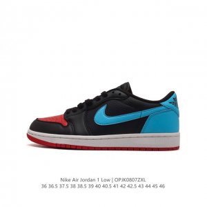 耐克 乔丹air Jordan 1 Low Aj1 乔1 乔丹1代aj1 低帮复古文化休闲运动篮球鞋。从 5 年面世的元年款汲取设计灵感，采用简洁大方的经典外观