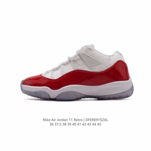 耐克乔丹11代 Nike Air Jordan 11 Retro 复刻男女士运动鞋 Aj11代经典设计，深受球员与球迷喜爱。Jordan 乔丹 采用漆皮牛培革鞋