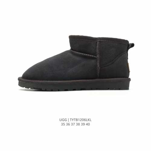 Ugg雪地靴 高帮筒靴 时尚舒适女鞋厚底增高短筒靴 俏皮可爱的百变造型， 美国轻奢品牌ugg 平底系列冬季 雪地休闲保暖毛毛雪地靴。官方同步包装 检验标 材料采