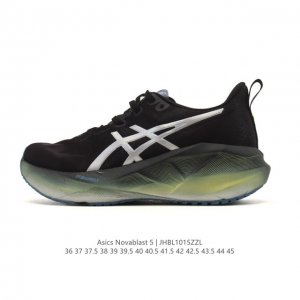Asics Novablast 5轻量跑鞋 低帮轻量透气缓震休闲运动跑步鞋 Novablast 5 鞋款秉承 Asics 设计理念 尊重日本的“改善”、持续改进