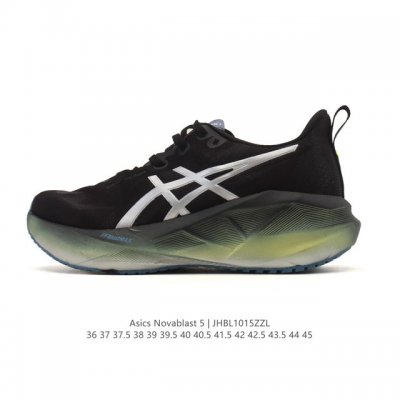 Asics Novablast 5轻量跑鞋 低帮轻量透气缓震休闲运动跑步鞋 Novablast 5 鞋款秉承 Asics 设计理念 尊重日本的“改善”、持续改进