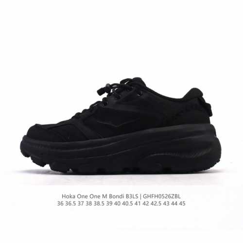 新品公司级 Hoka One One Bondi B3Ls联名运动鞋Hoka One One Bondi B3Ls 舒适防滑耐磨 低帮跑步鞋 男女同款运动鞋 出