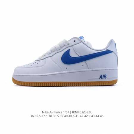 140 耐克 Nike Air Force 1 '07 Low 空军一号含气垫 小白鞋 低帮百搭厚底增高休闲运动板鞋。柔软、弹性十足的缓震性能和出色的中底设计， - 点击图像关闭