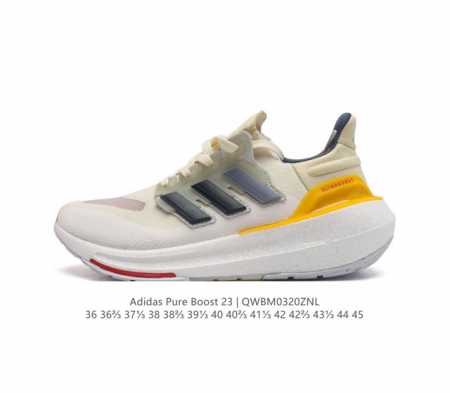 阿迪达斯adidas Pureboost 23W阿迪简约轻便透气爆米花休闲跑鞋 鞋款保持独特造型以及s型后跟设计 两侧支撑条提供安全稳定的支撑作用,后跟支撑片采 - 点击图像关闭