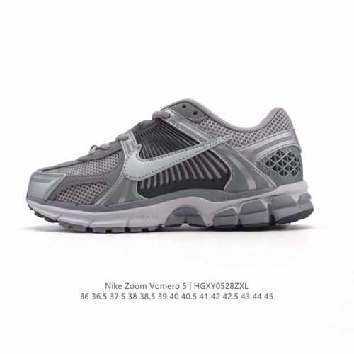 真标 耐克 Nike 耐克夏季 Zoom Vomero 5 运动鞋休闲训练跑步鞋 Nike Zoom Vomero 5 男女子运动鞋妥帖包覆足部 提供透气支撑效