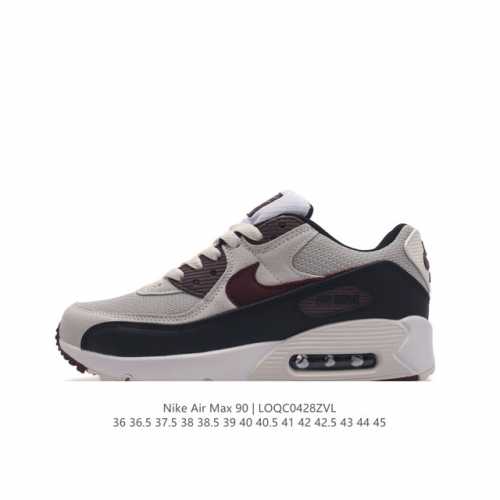 Nike耐克运动鞋 Air Max 90 健身运动跑鞋休闲鞋 复古风十足！Air Max 90 作为 Nike 旗下最经典的鞋型之一，凭借着百搭的造型，获得众多