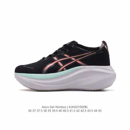新品 Asics亚瑟士升级gel-Nimbus 27男女同款跑鞋透气缓震回弹跑鞋n27跑步鞋该鞋款专为提高跑者舒适度和运动表现而设计，搭载了新型鞋面材料和更强的 - 点击图像关闭